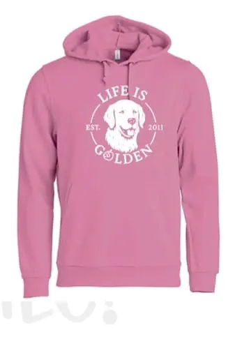 FELPA CON CAPPUCCIO 'LIFE IS GOLDEN' (ADULTO) - immagine 2