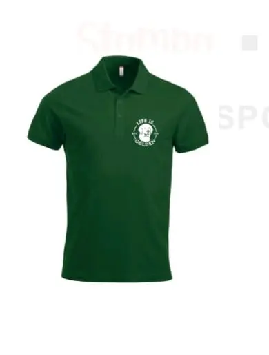 POLO MANICA CORTA 'LIFE IS GOLDEN' (ADULTI) - immagine 2